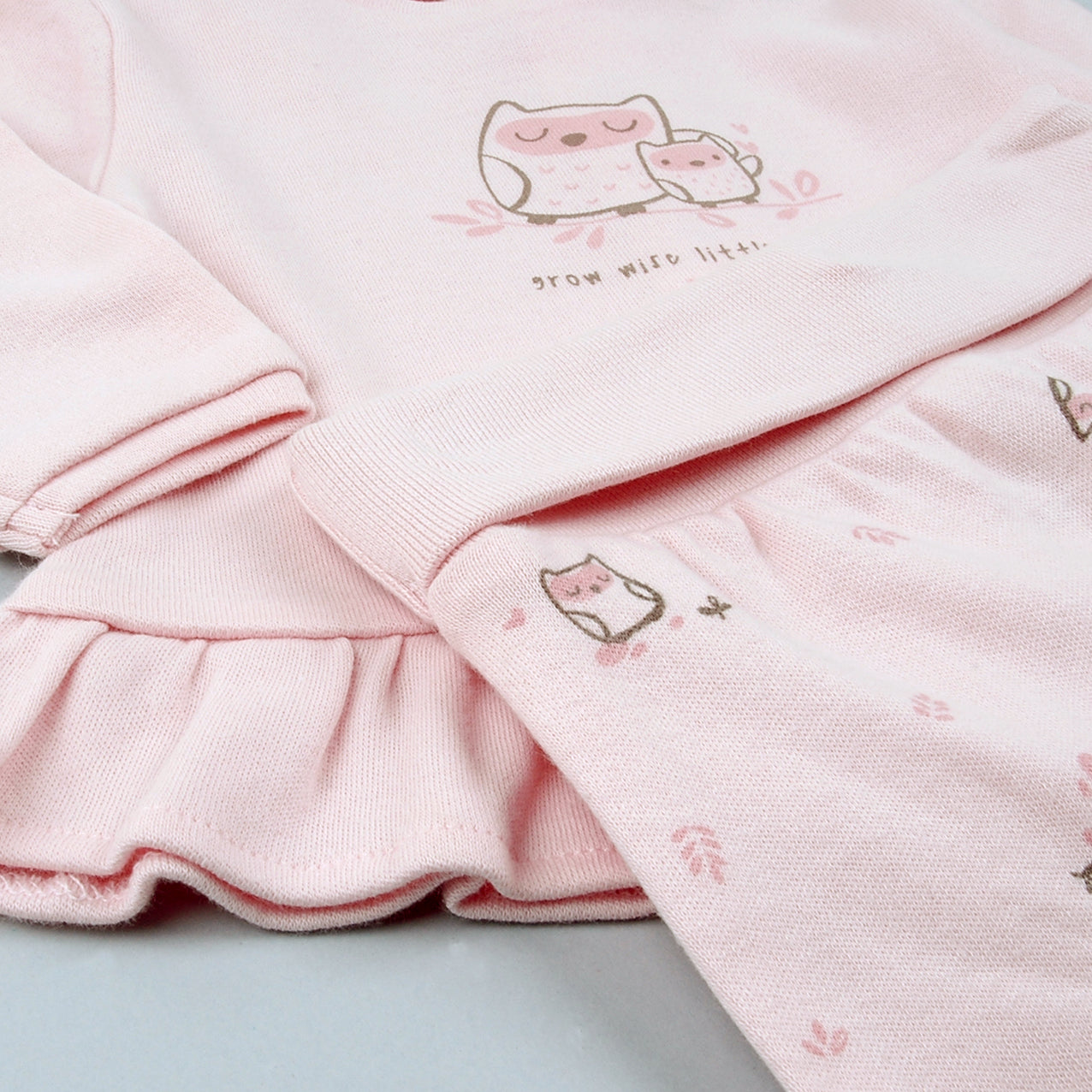 Conjunto dos piezas Grow wise little owl -vBabyBol