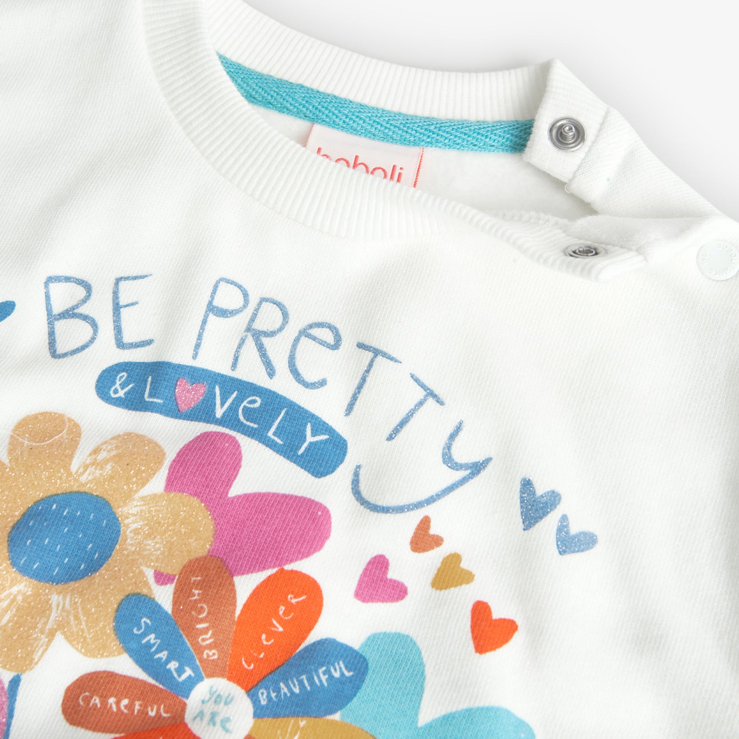 Sudadera flores blanca Boho Style - Boboli