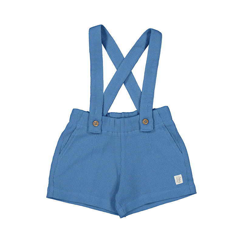 Bermudas con tirantes azul capri - Mayoral