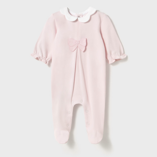 Set 2 pelele largo rosa flor - Mayoral