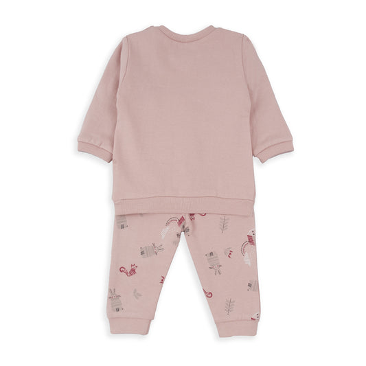 Conjunto chandal rosa Winter Wonderland - BabyBol