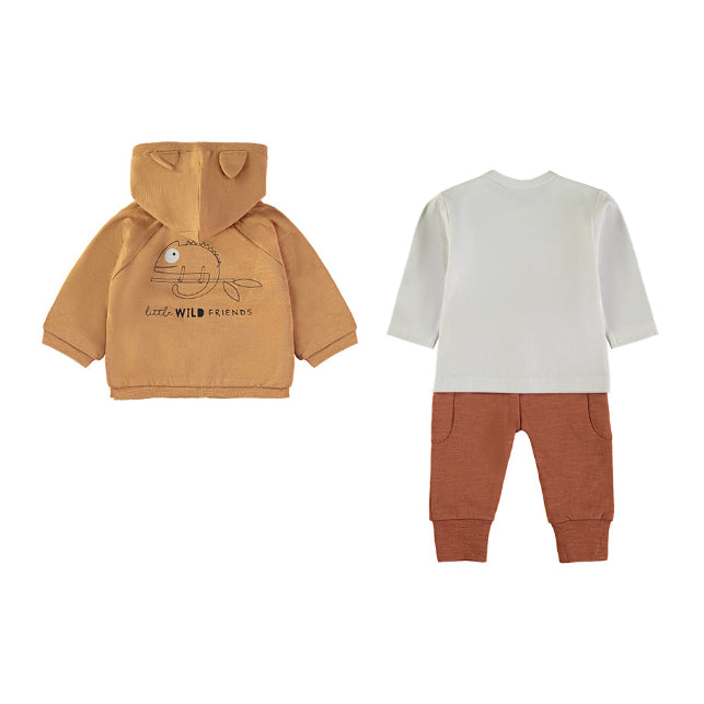 Conjunto Sudadera, Camiseta y Pantalón Camaleón – Babybol