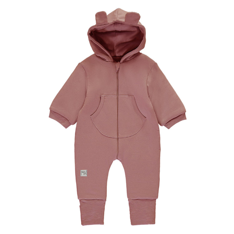 Pelele Abrigo Rosa con Capucha y Orejitas – Babybol