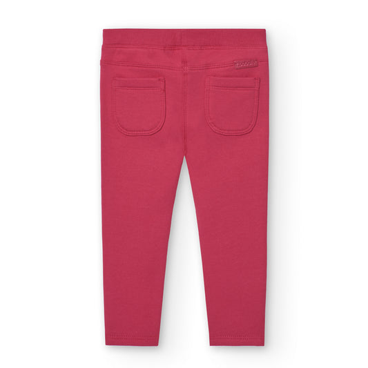 Pantalón rubí felpa elástico básico niña - Boboli