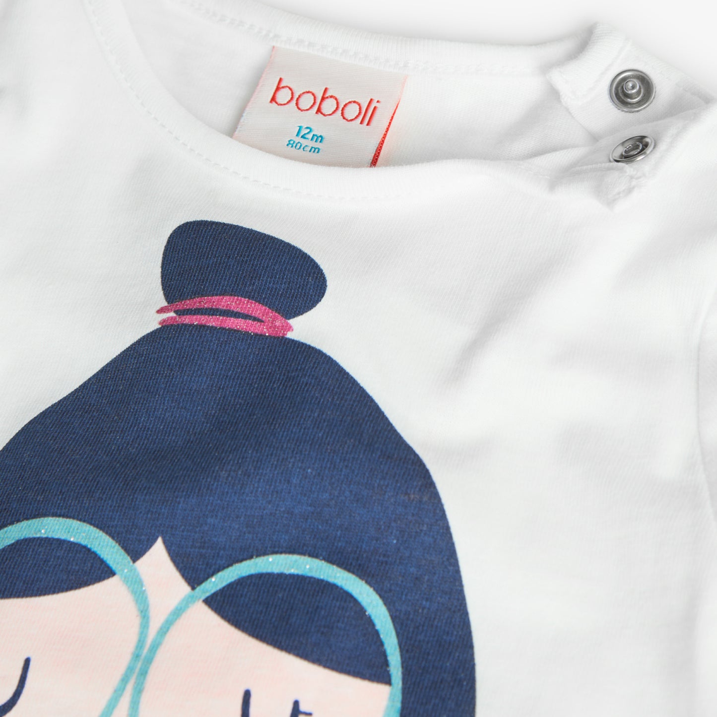 Camiseta muñeca blanca básica