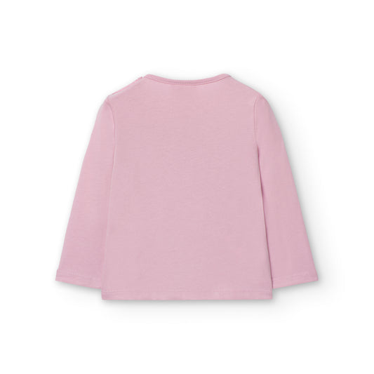 Camiseta muñeca rosa básica - Boboli