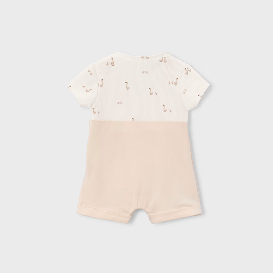 Pelele peto beige niño Oca - Mayoral