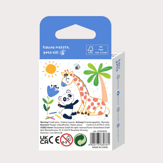 Crayones espiral 12 colores Haku Yoka