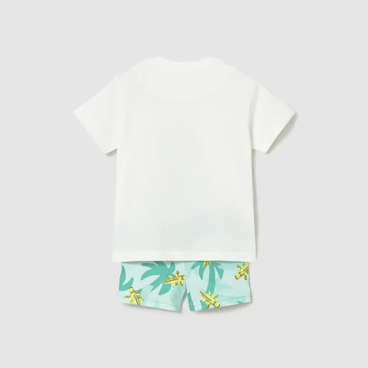 Conjunto camiseta con bañador Cocodrilo - Mayoral