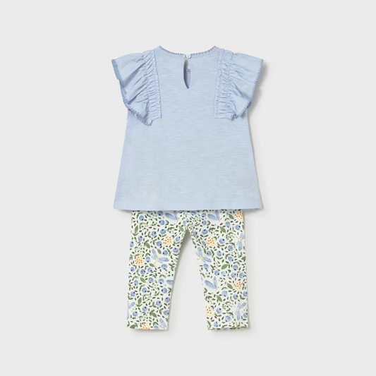 Conjunto bebé niña leggins Floreado - Mayoral