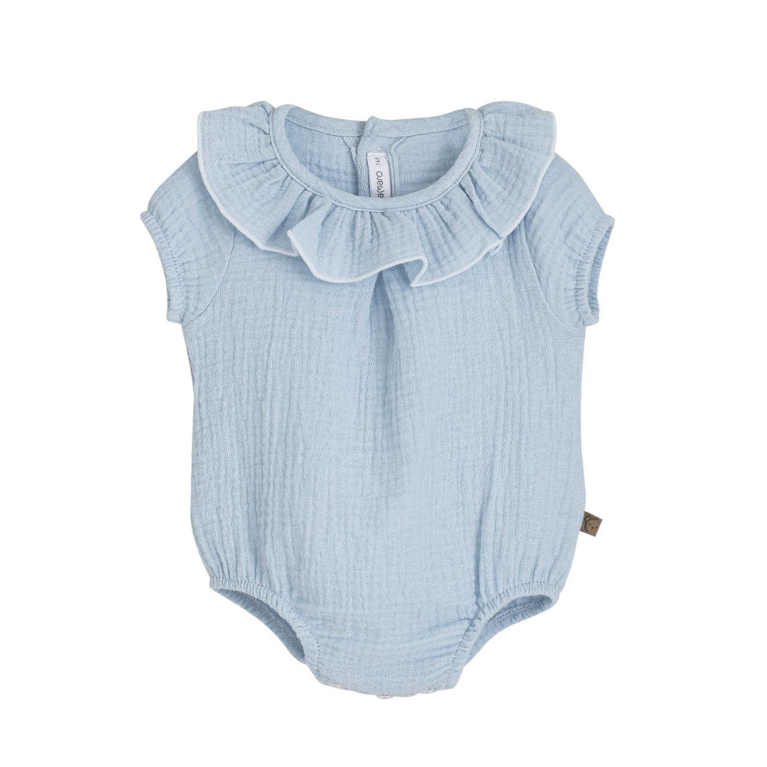 Pelele bebé bambula Celeste Alborán - Calamaro