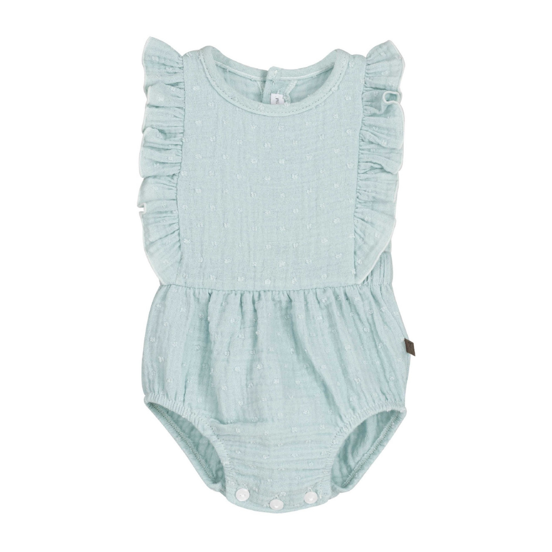 Pelele bebé Plumeti Verde Agua Atari - Calamaro