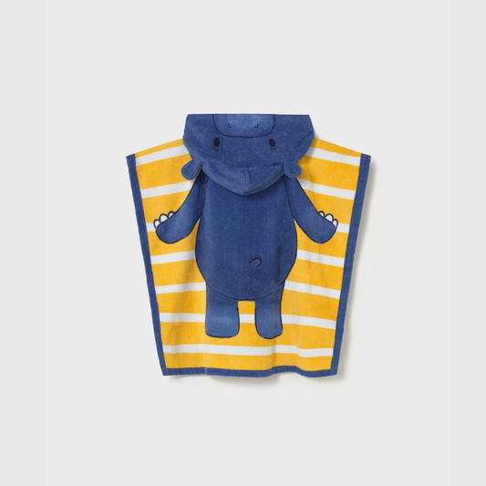 Toalla playa con capucha bebé Hipopótamo - Mayoral