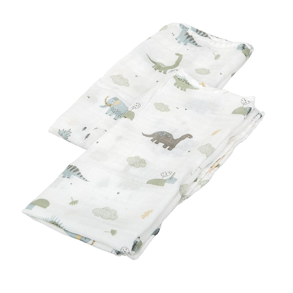 Muselinas bambú pack 2 Trex - Bimbidreams