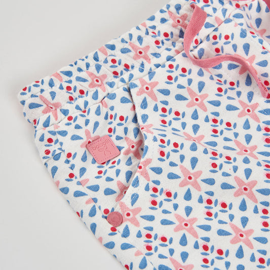 Short felpa estampado rosa niña - Boboli