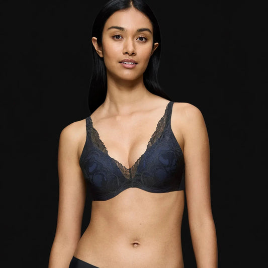 Sujetador con aros Body Meke-up Illusion Lace WP negro - Triumph