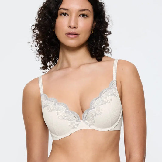 Sujetador con aros Comfort Glam Silk White - Triumph