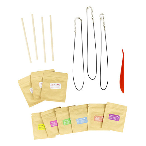 Jewellery Design Kit Twisty Beads Necklaces - Tiger Tribe
