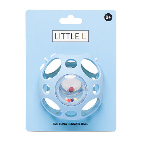 Rattling Sensory Ball Blue - Little L