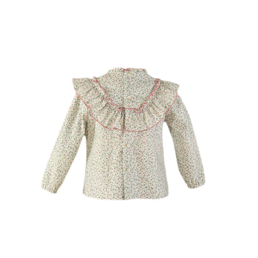 Camisa flores y volantes - Miranda