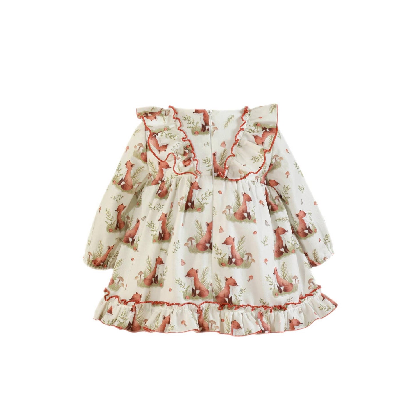 Vestido estampado zorritos Afrodita Miranda