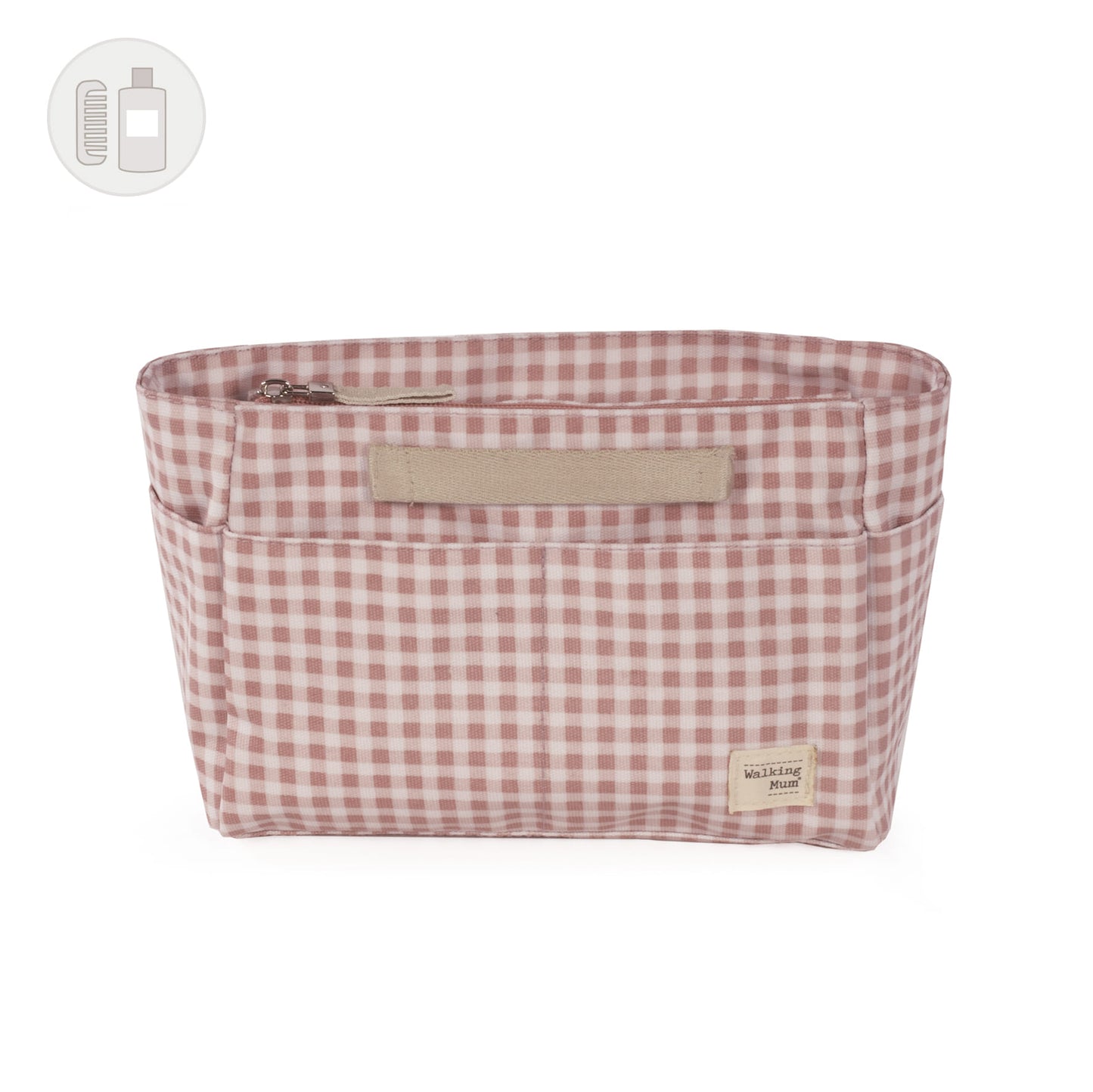 Neceser de bebé I love Vichy rosa - Walking Mum