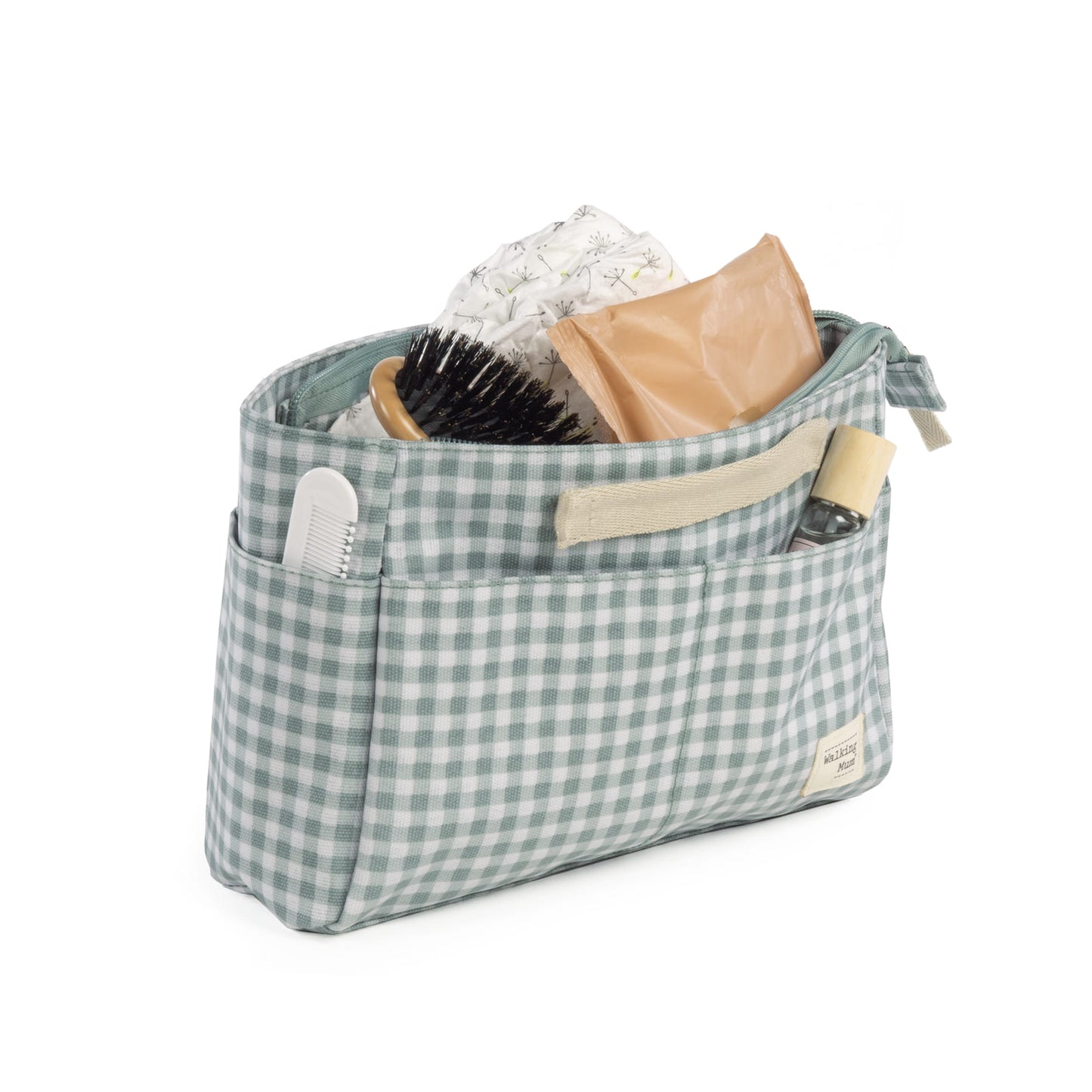 Neceser de bebé I love Vichy verde - Walking Mum