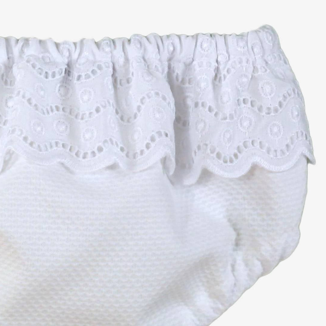 Braguita bebé blonda blanca Miranda