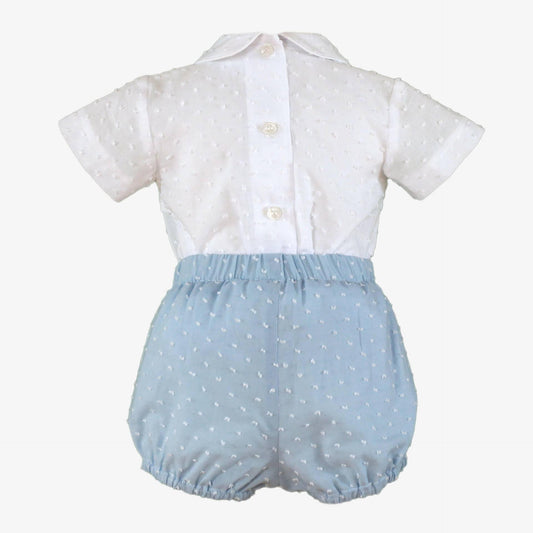 Conjunto bebe celeste plumeti Miranda