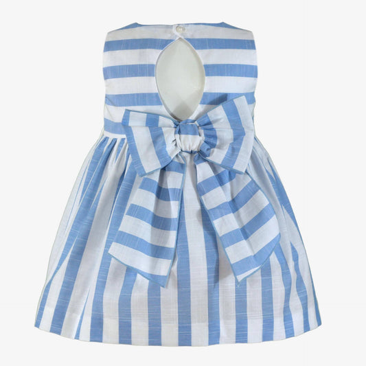 Vestido niña franjas azules Miranda