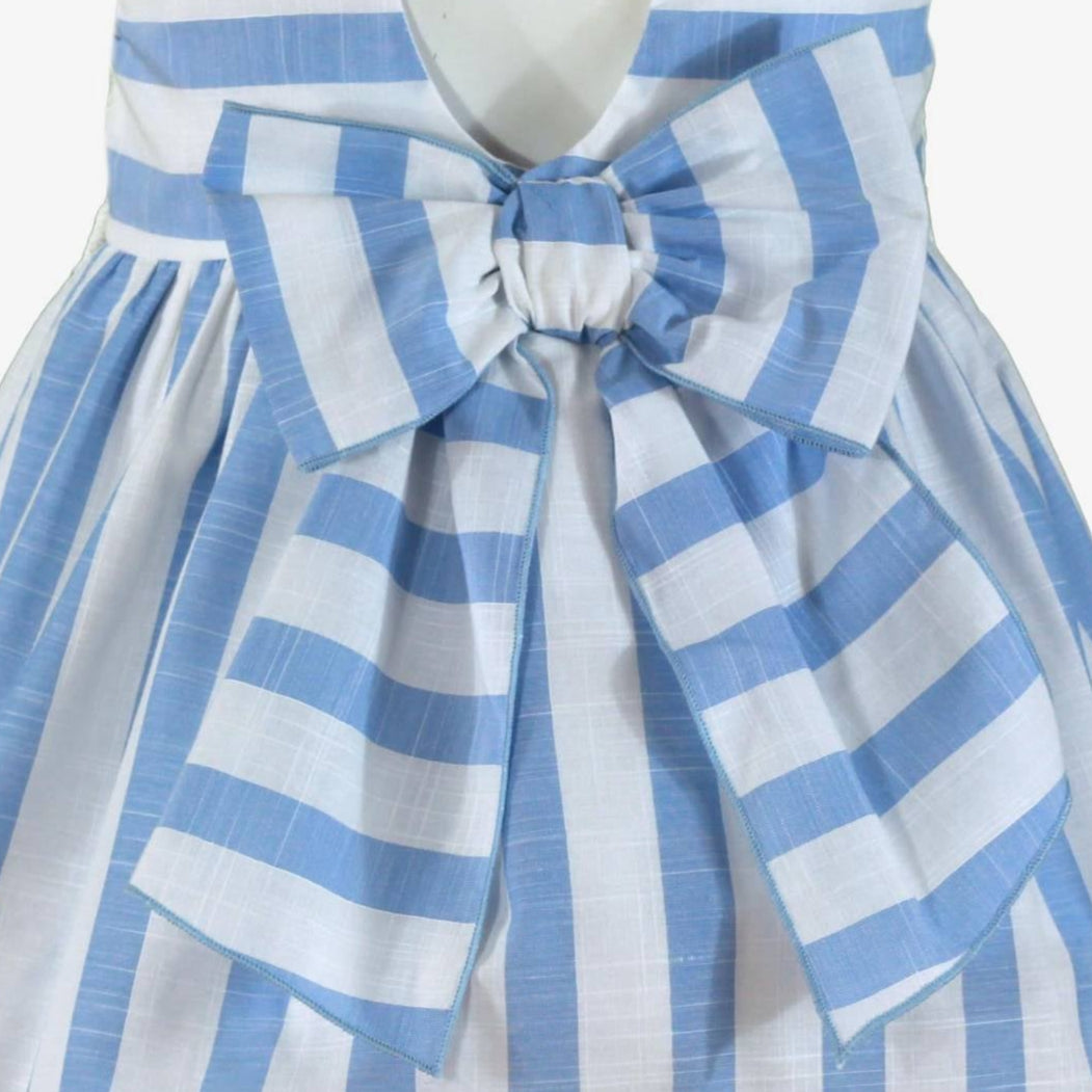 Vestido niña franjas azules Miranda