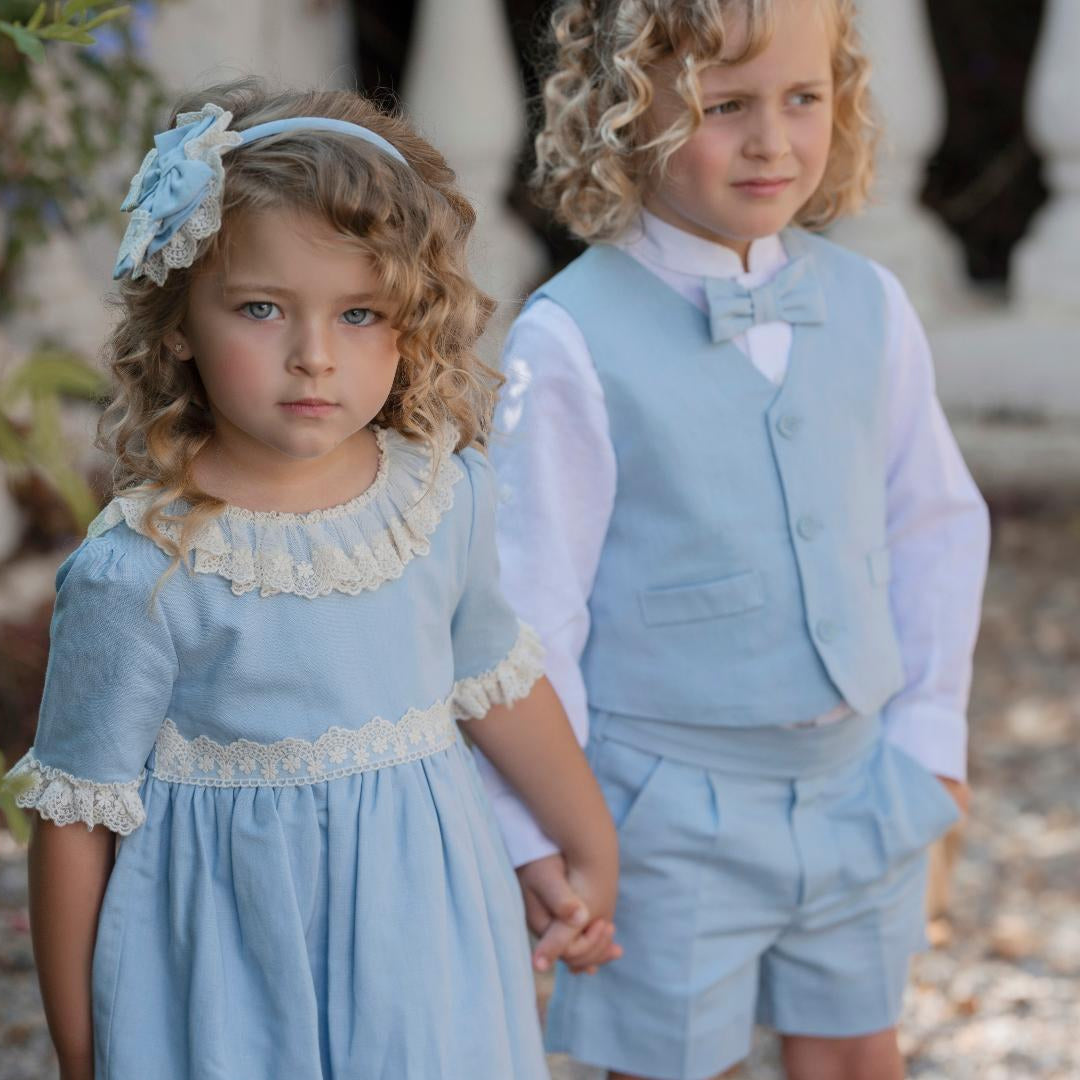 Chaleco niño celeste Miranda