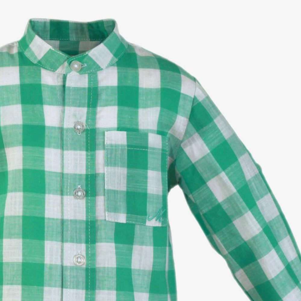 Conjunto bebe cuadro verde Miranda