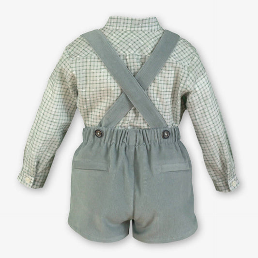 Conjunto bebe Peto verde - Miranda