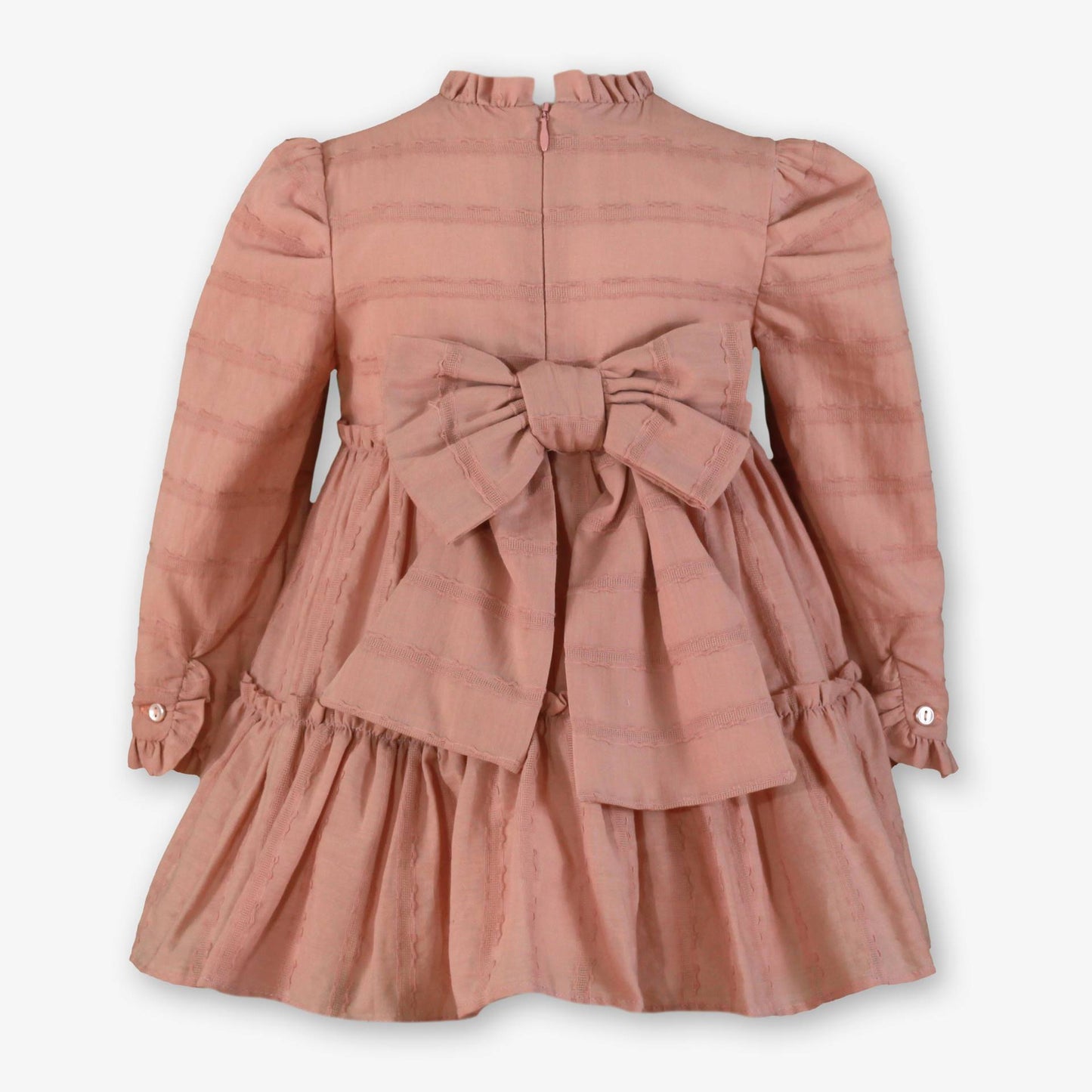 Vestido infantil ceremonia con aplique floral Dorothy - Miranda