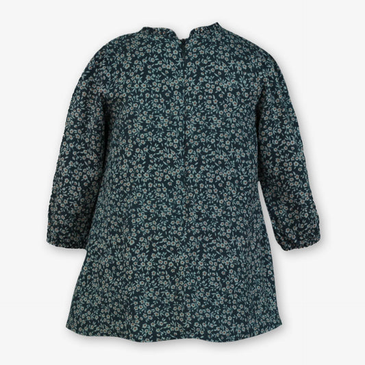 Vestido bebé flores verde Bosque - Miranda