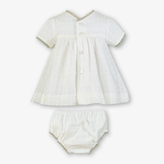 Vestido ceremonia Puntilla Arena - Miranda