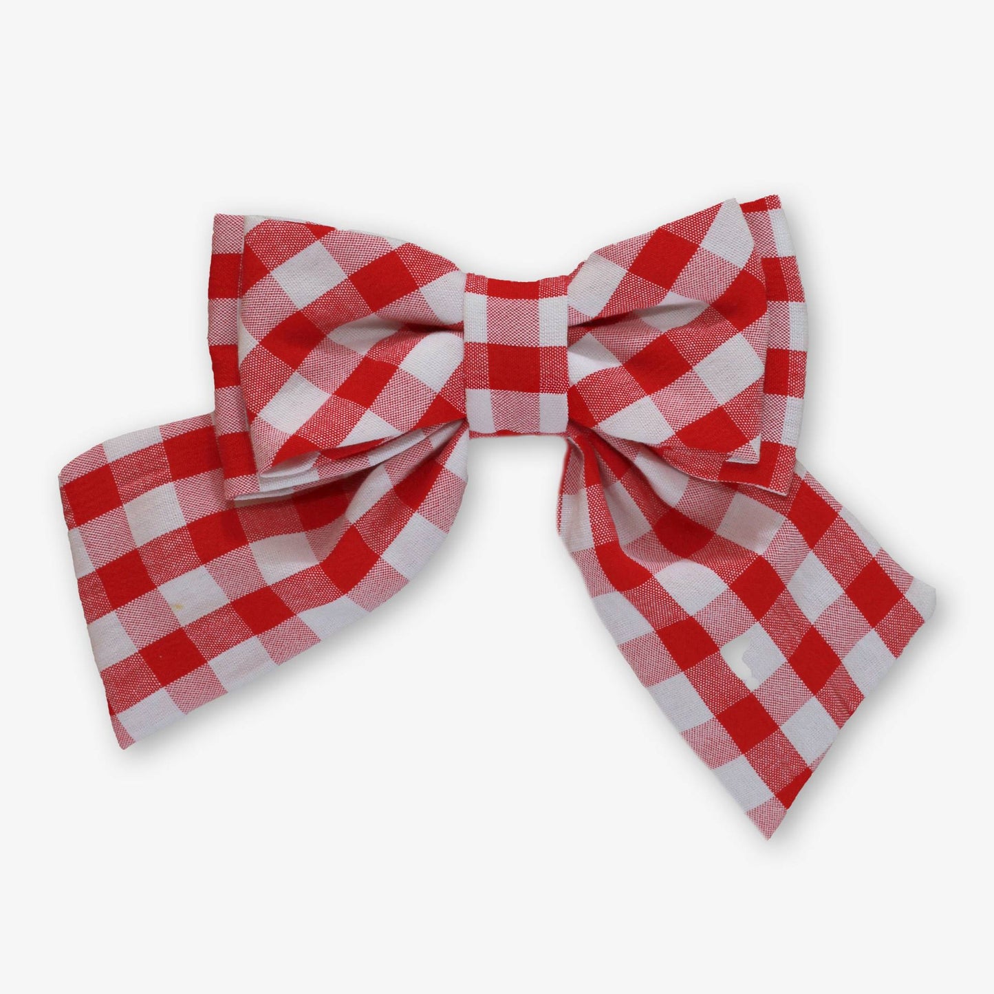 Lazo con pinza Vichy Rojo - Miranda