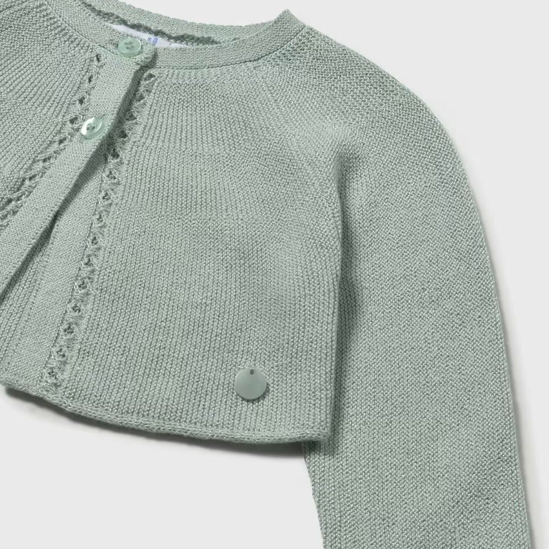 Rebeca tricot bebé niña verde - Mayoral