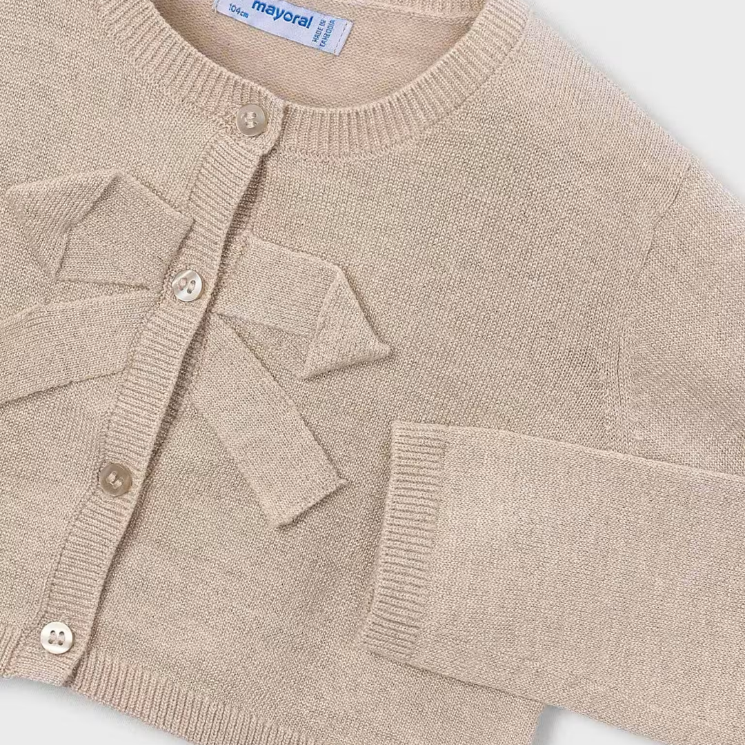 Rebeca tricot básica niña Arena - Mayoral