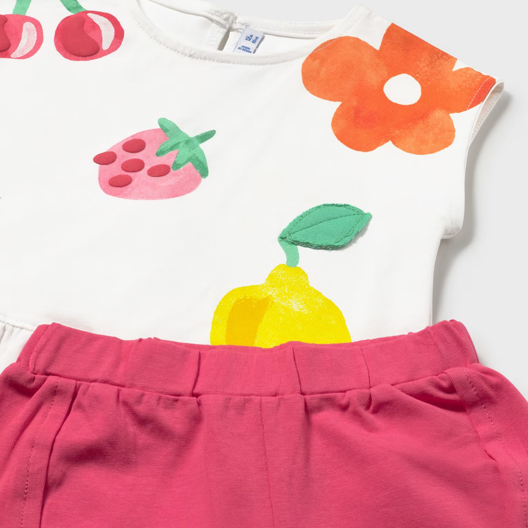 Conjunto bebé niña Frutas Hibisco - Mayoral