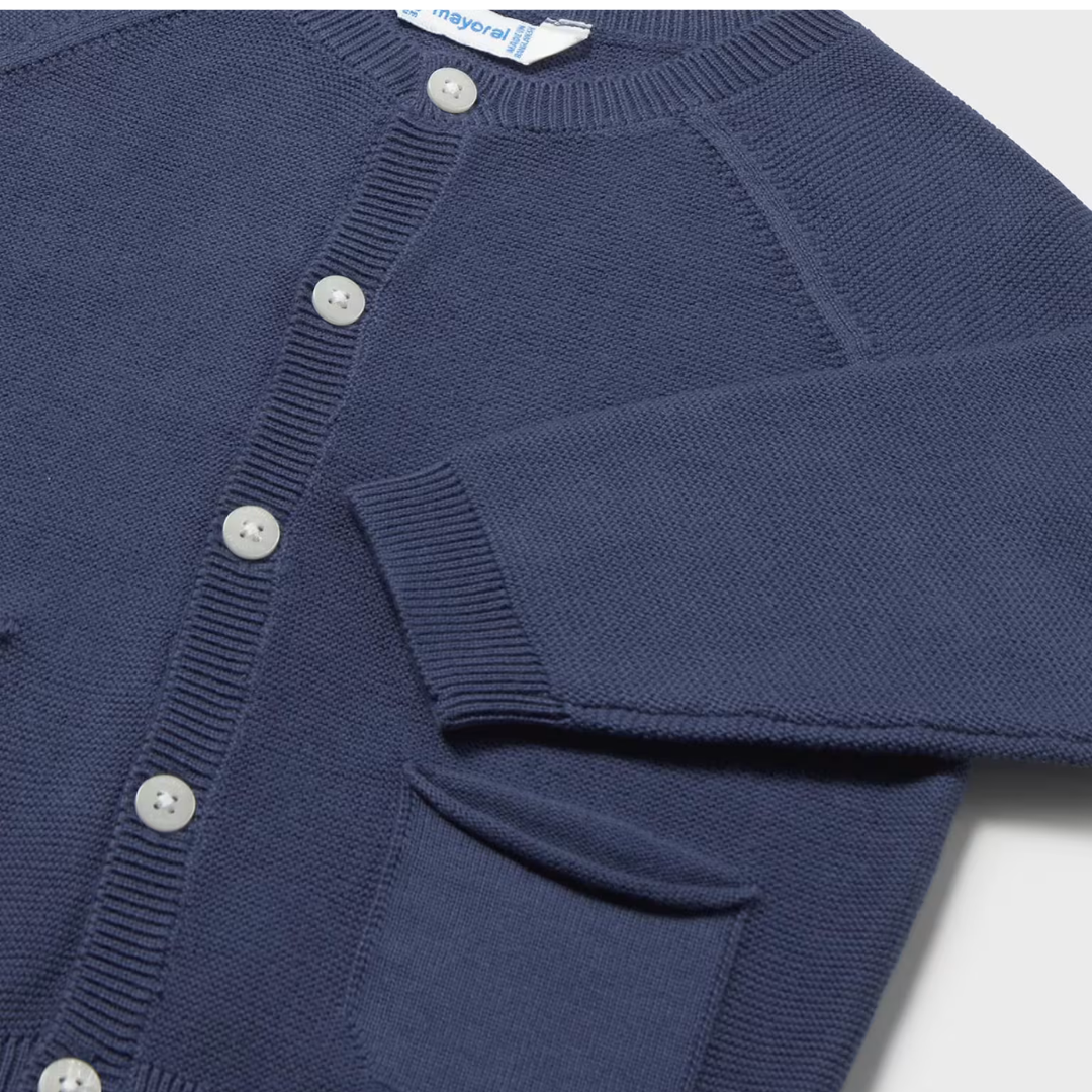 Cárdigan tricot bebé Azul Océano - Mayoral