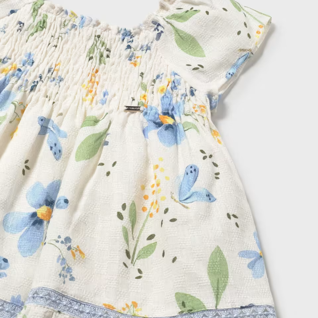 Vestido niña estampado Flores - Mayoral