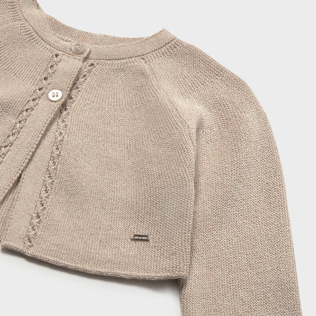 Rebeca tricot bebé niña arena - Mayoral
