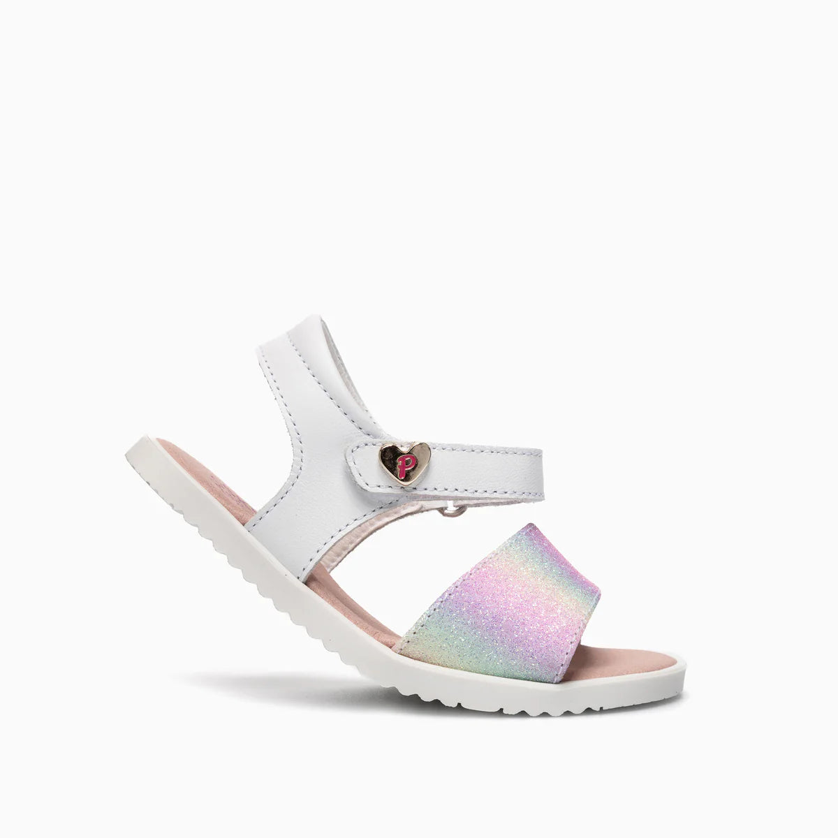 Sandalias barefoot Blanco arcoiris - Pablosky