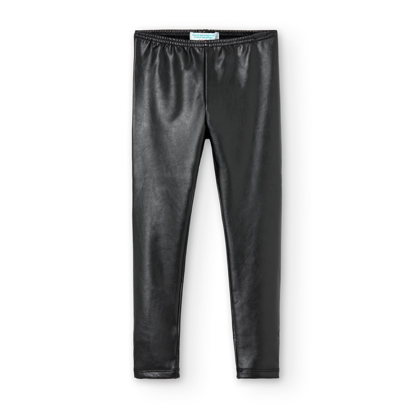 Pantalón leggings polipiel black - Boboli