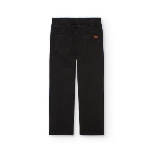 Pantalón niña de punto negro - Boboli