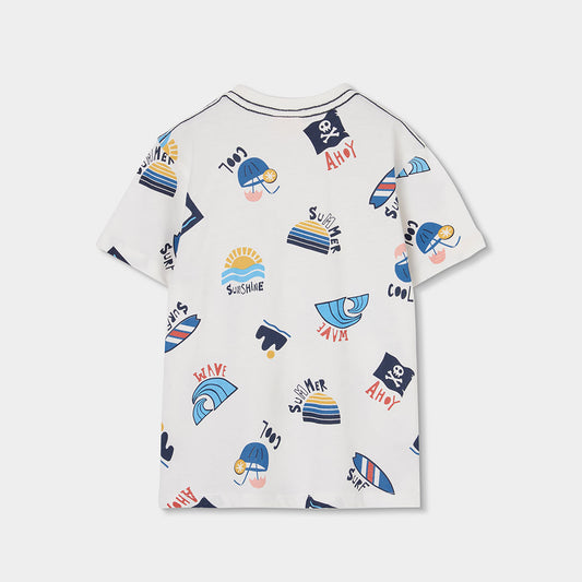 Camiseta niño blanca Summer - Boboli