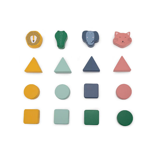 Puzzle clasificador formas maderaa - Trixie