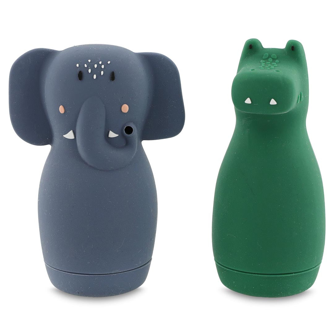 Set de baño Mrs. Elephant & Mr. Crocodile - Trixie